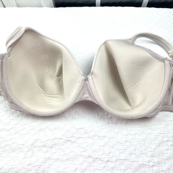 Cacique 44DDD nude tshirt bra beige tan - Picture 4 of 10